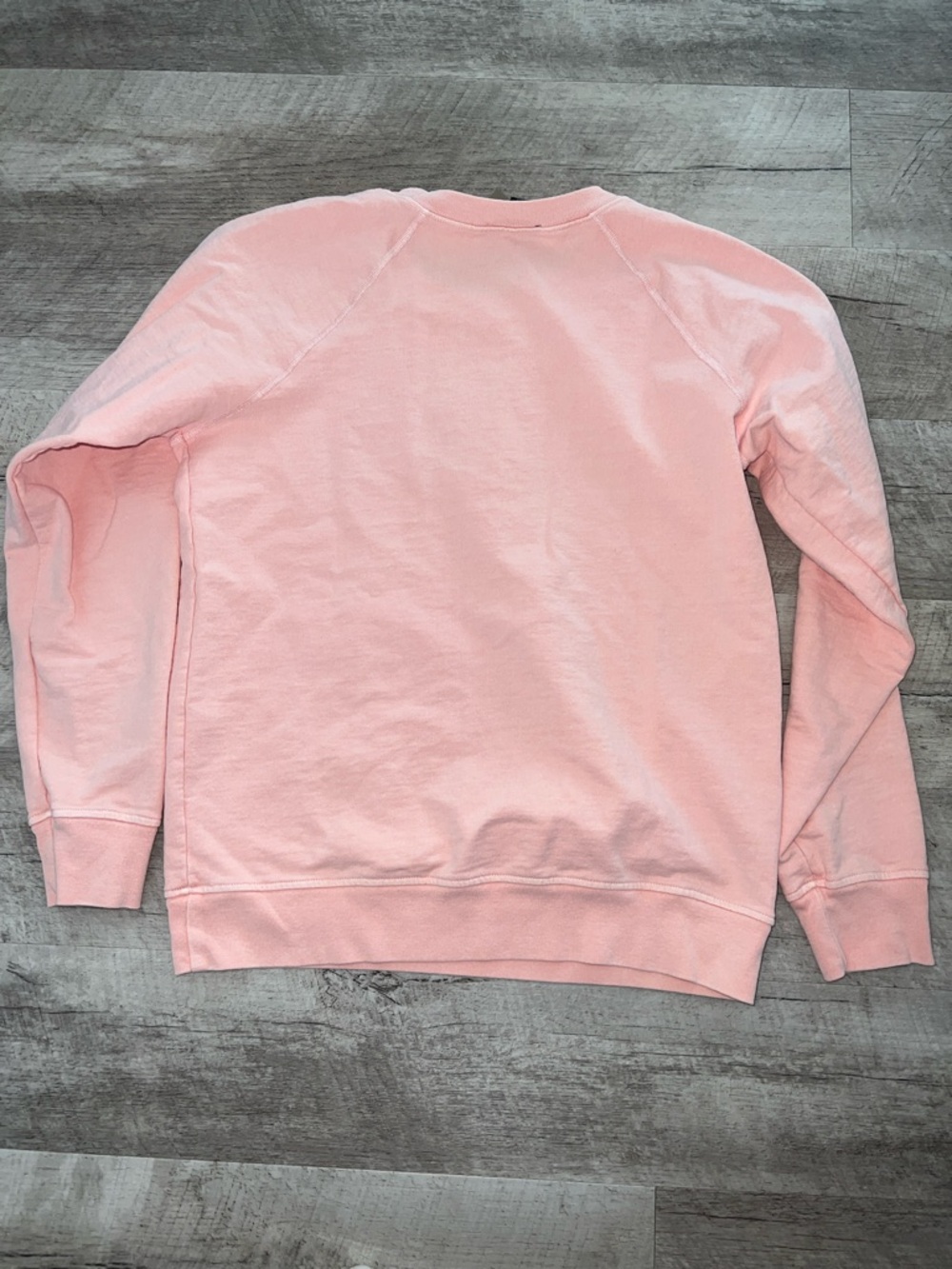 NEW J. Crew “Bonjour Sailor” Light Pink Sweatshirt with Slight Paint Splatter - Picture 6 of 8